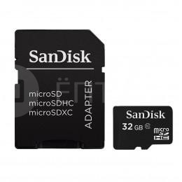 Карта памяти SanDisk для камер, телефонов, планшетов 32 ГБ 10 Class MicroSDHC